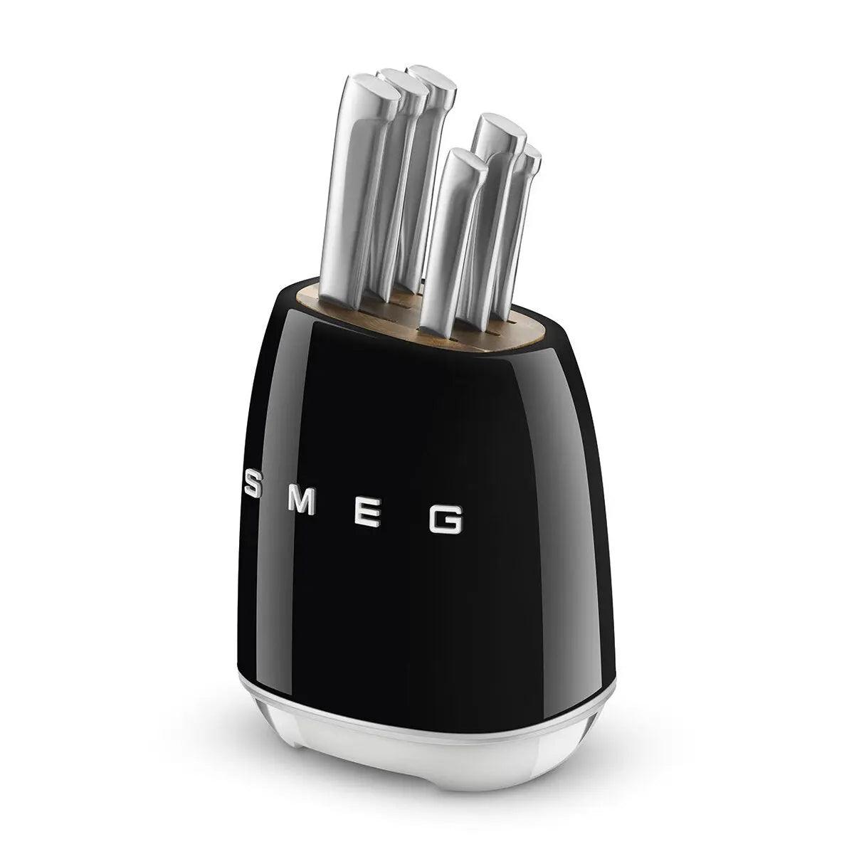 SMEG Messerblock-Set KBSF02BL-Smeg Point - Online Handel