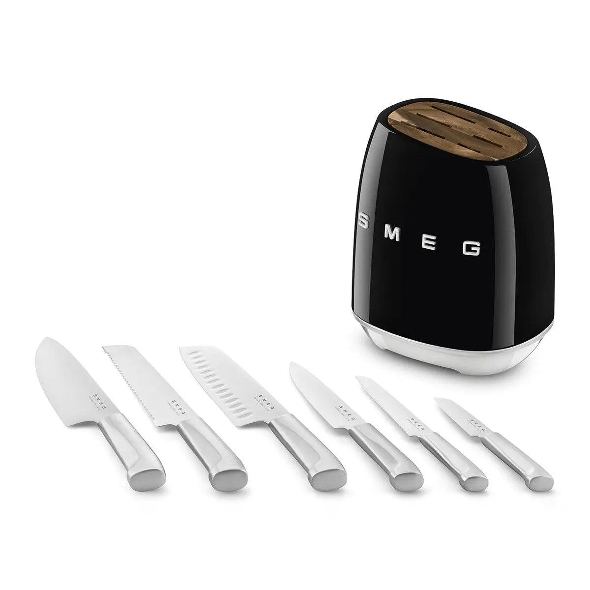 SMEG Messerblock-Set KBSF02BL-Smeg Point - Online Handel