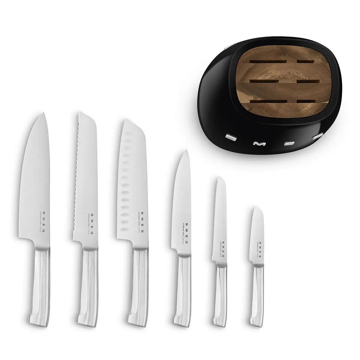 SMEG Messerblock-Set KBSF02BL-Smeg Point - Online Handel