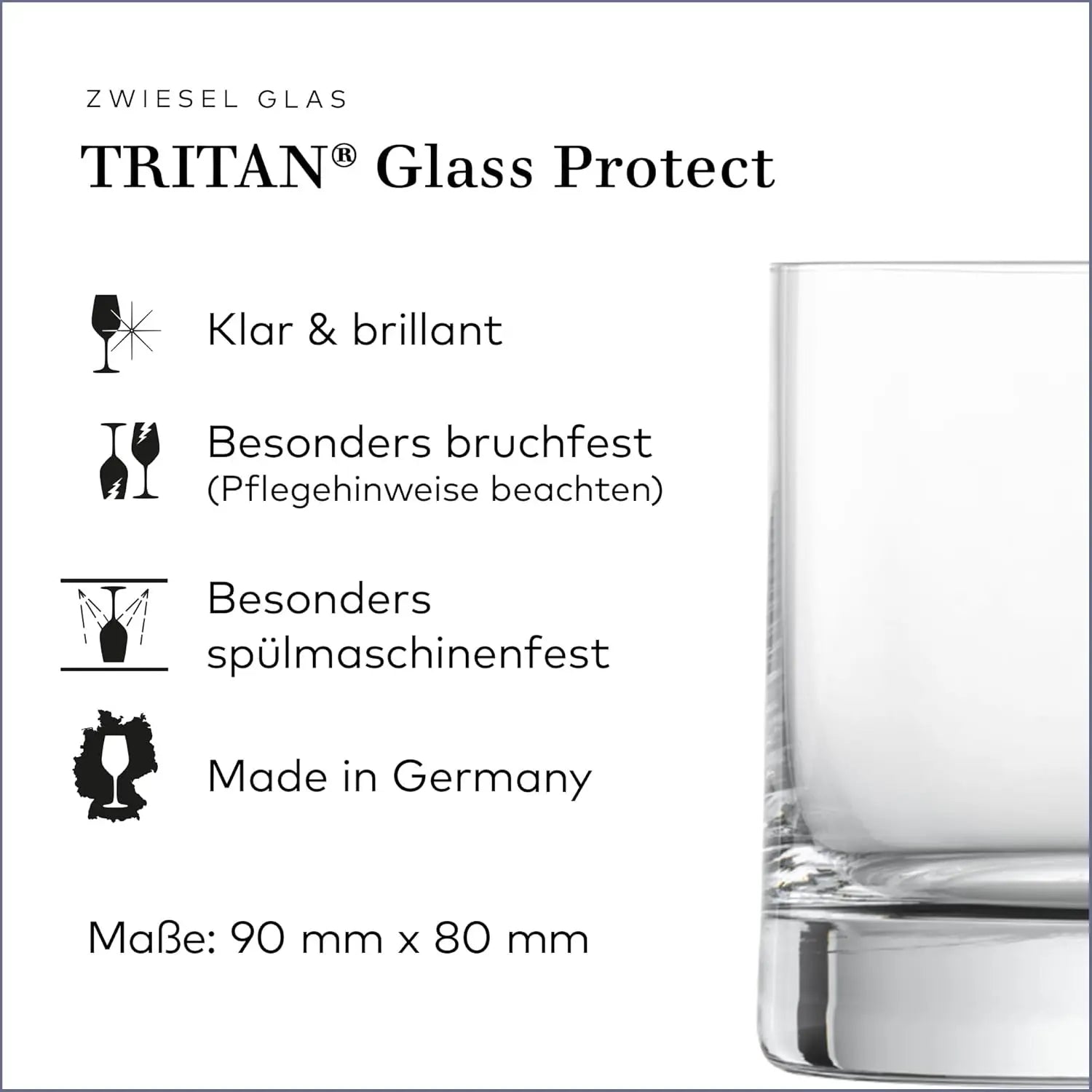 Zwiesel Glas Tavoro (Paris Iceberg) 122417 Whisky-Smeg Point - Online Handel