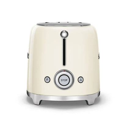 TSF01CREU Toaster - kompakter 2-Schlitz-Toaster Creme - Smeg Point  - Online Handel