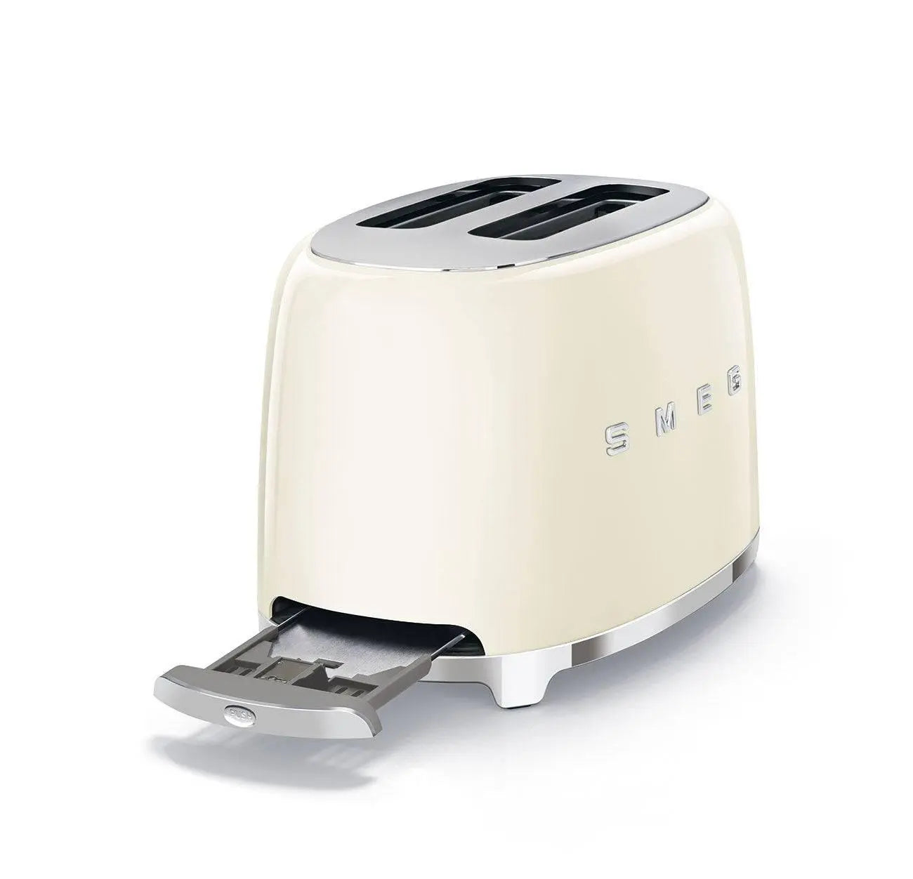 TSF01CREU Toaster - kompakter 2-Schlitz-Toaster Creme - Smeg Point  - Online Handel