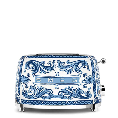 TSF01DGBEU Smeg Toaster 2-Schlitz D&G Blu Mediterraneo - Smeg Point - Online Handel