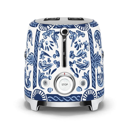 TSF01DGBEU Smeg Toaster 2-Schlitz D&G Blu Mediterraneo - Smeg Point - Online Handel