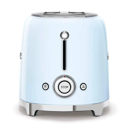 TSF01PBEU Toaster - kompakter 2-Schlitz-Toaster Pastellblau - Smeg Point  - Online Handel