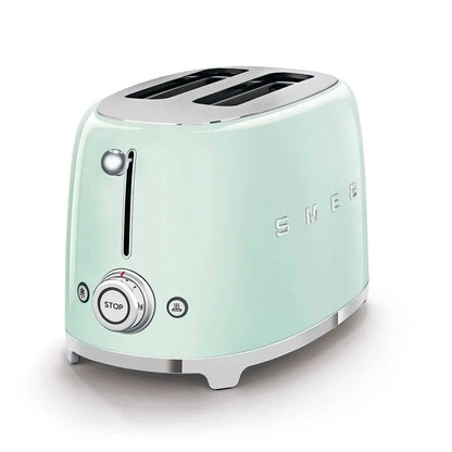 TSF01PGEU Toaster - kompakter 2-Schlitz-Toaster Pastellgrün - Smeg Point  - Online Handel