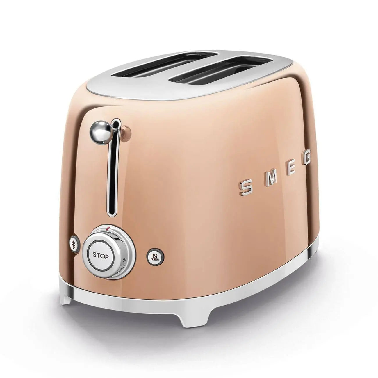 TSF01RGEU Toaster - kompakter 2-Schlitz-Toaster Rosegold - Smeg Point  - Online Handel