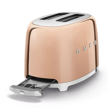 TSF01RGEU Toaster - kompakter 2-Schlitz-Toaster Rosegold - Smeg Point  - Online Handel