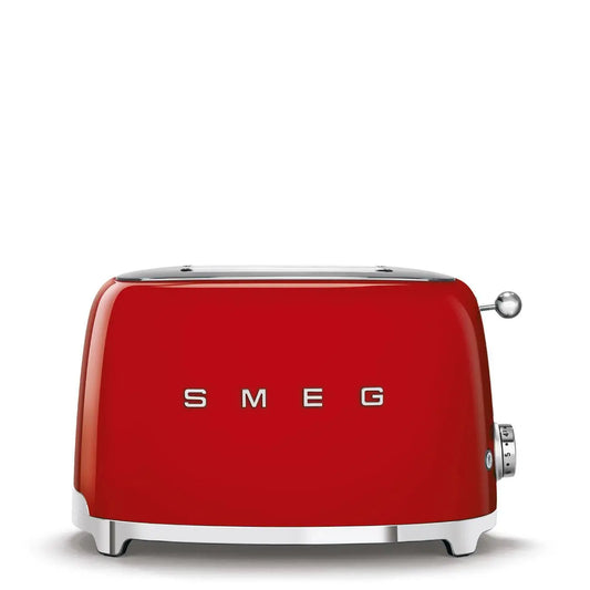 TSF01RDEU Toaster - kompakter 2-Schlitz-Toaster Rot - Smeg Point  - Online Handel