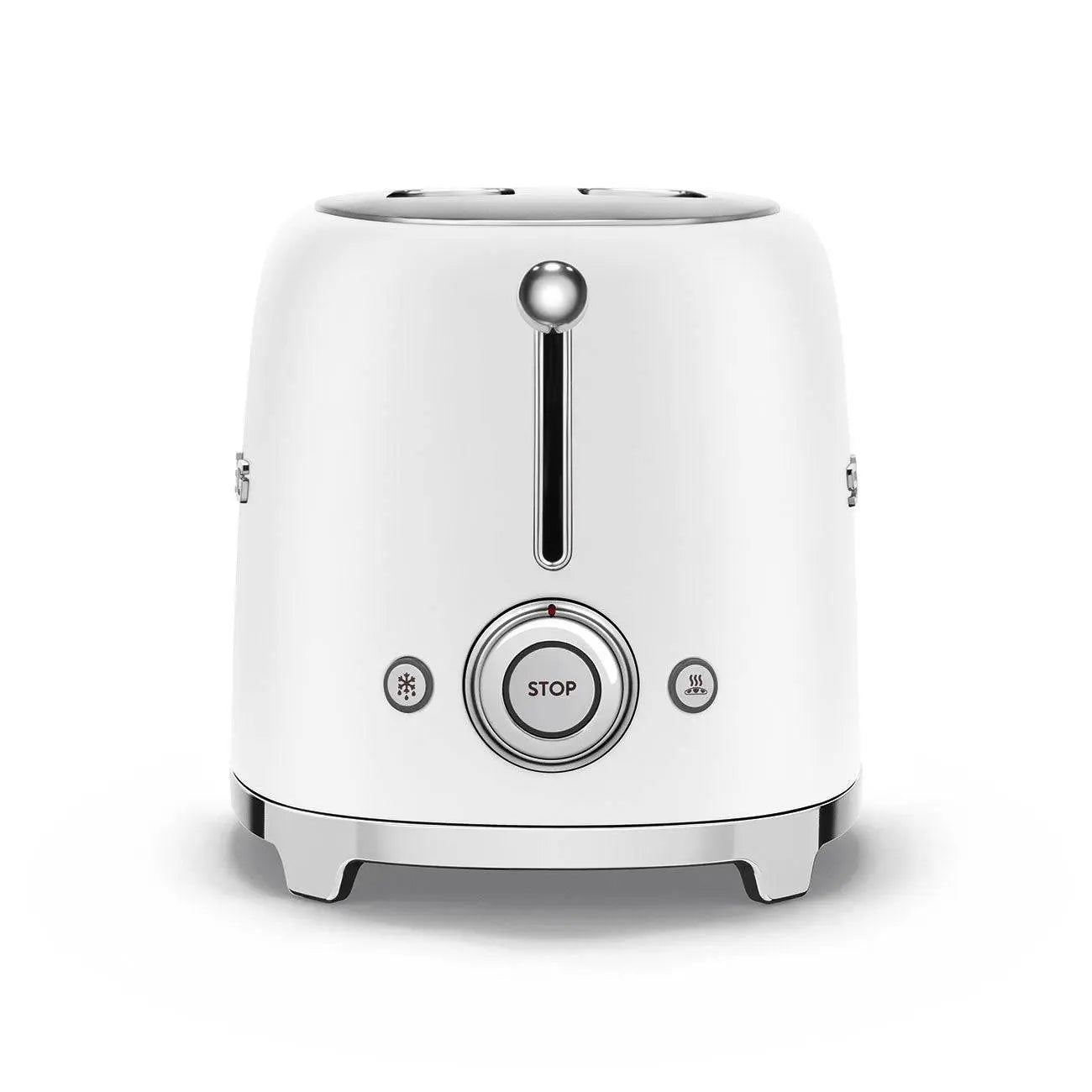 TSF01WHMEU Toaster - kompakter 2-Schlitz-Toaster Weiß Matt - Smeg Point  - Online Handel