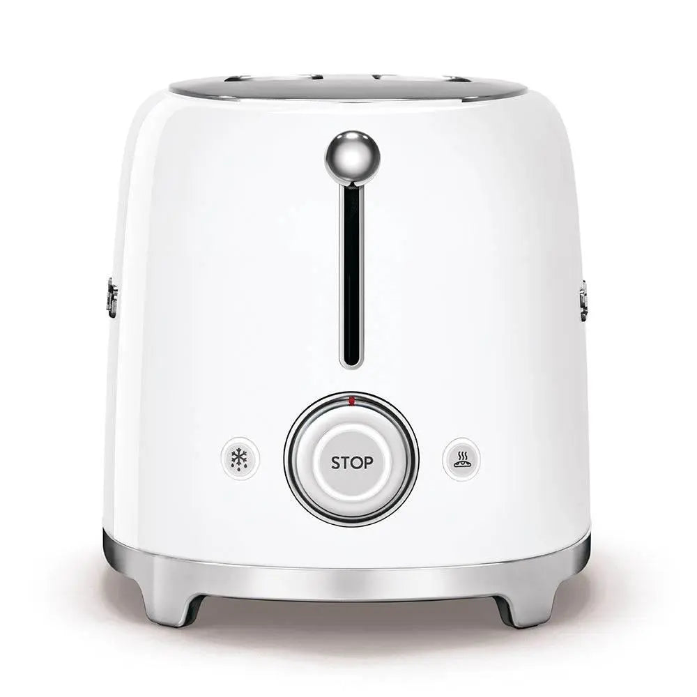 TSF01WHEU Toaster - kompakter 2-Schlitz-Toaster Weiß - Smeg Point  - Online Handel