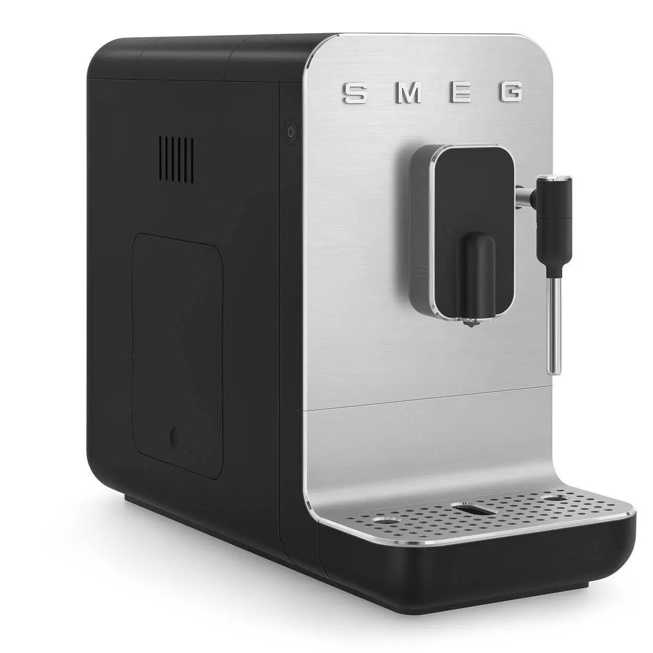 Smeg BCC02BLMEU Kaffeevollautomat mit Dampffunktion Schwarz 50's Design - Smeg-Point