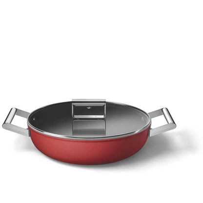 CKFD2811RDM Tiefe Pfanne Rot 28cm - Smeg Point  - Online Handel