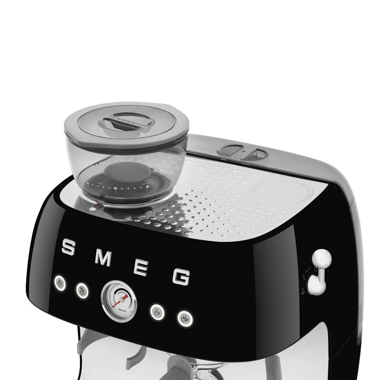 Espressomaschine mit Mahlwerk EGF03BLEU Schwarz - Smeg Point  - Online Handel