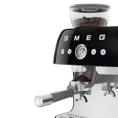 Espressomaschine mit Mahlwerk EGF03BLEU Schwarz - Smeg Point  - Online Handel