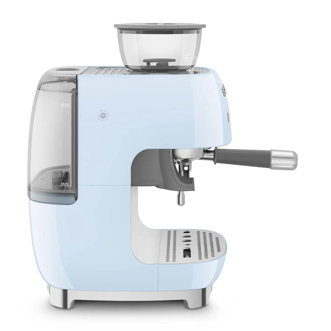 Espressomaschine mit Mahlwerk EGF03PBEU Pastellblau - Smeg Point  - Online Handel