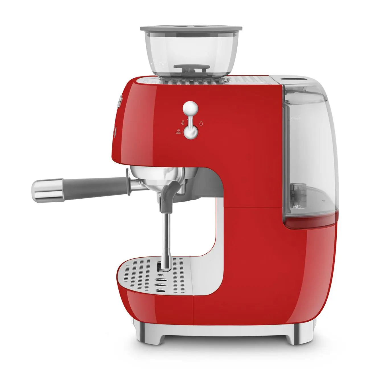 Espressomaschine mit Mahlwerk EGF03RDEU Rot - Smeg Point  - Online Handel