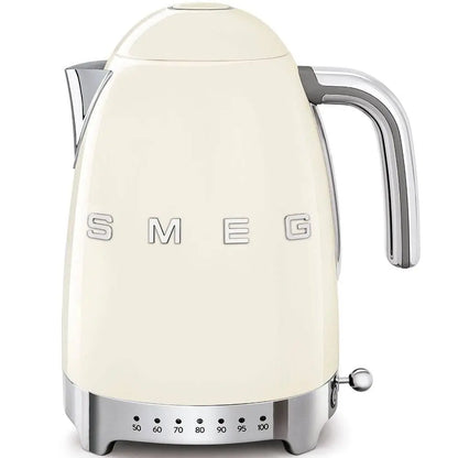 KLF04CREU Wasserkocher Creme Temperaturgeregelt 1,7 Liter - Smeg Point  - Online Handel