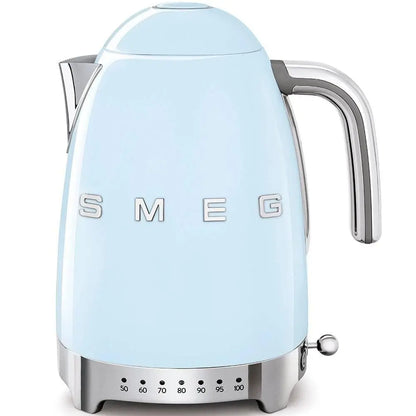 KLF04PBEU Wasserkocher Pastellblau Temperaturgeregelt 1,7 Liter - Smeg Point  - Online Handel