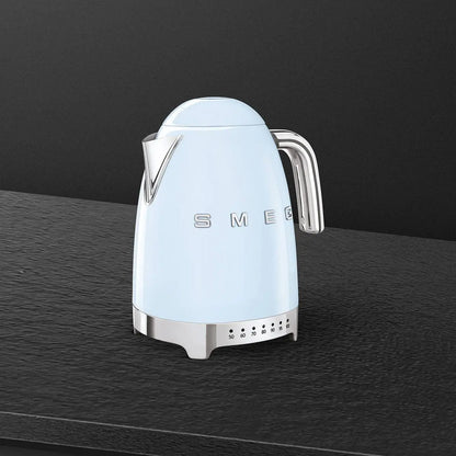 KLF04PBEU Wasserkocher Pastellblau Temperaturgeregelt 1,7 Liter - Smeg Point  - Online Handel