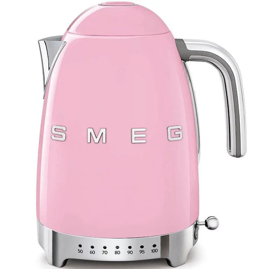 KLF04PKEU Wasserkocher Pink Temperaturgeregelt 1,7 Liter - Smeg Point  - Online Handel