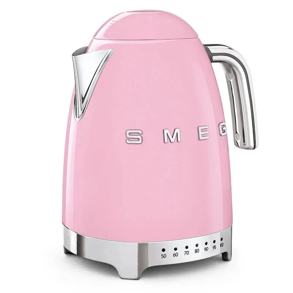 KLF04PKEU Wasserkocher Pink Temperaturgeregelt 1,7 Liter - Smeg Point  - Online Handel