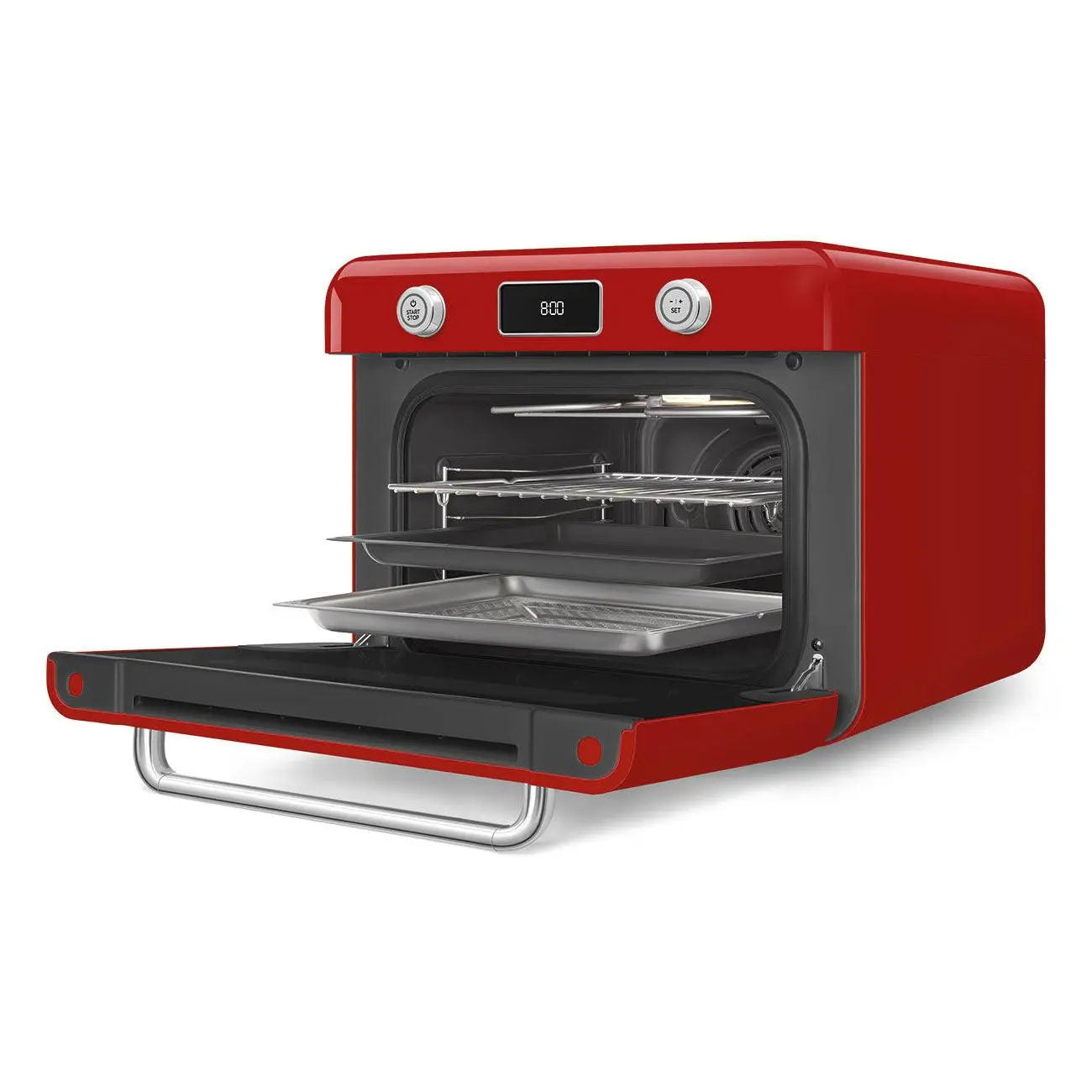 Smeg COF01RDEU Kombi-Tisch-Dampfbackofen Rot - Smeg Point - Online Handel