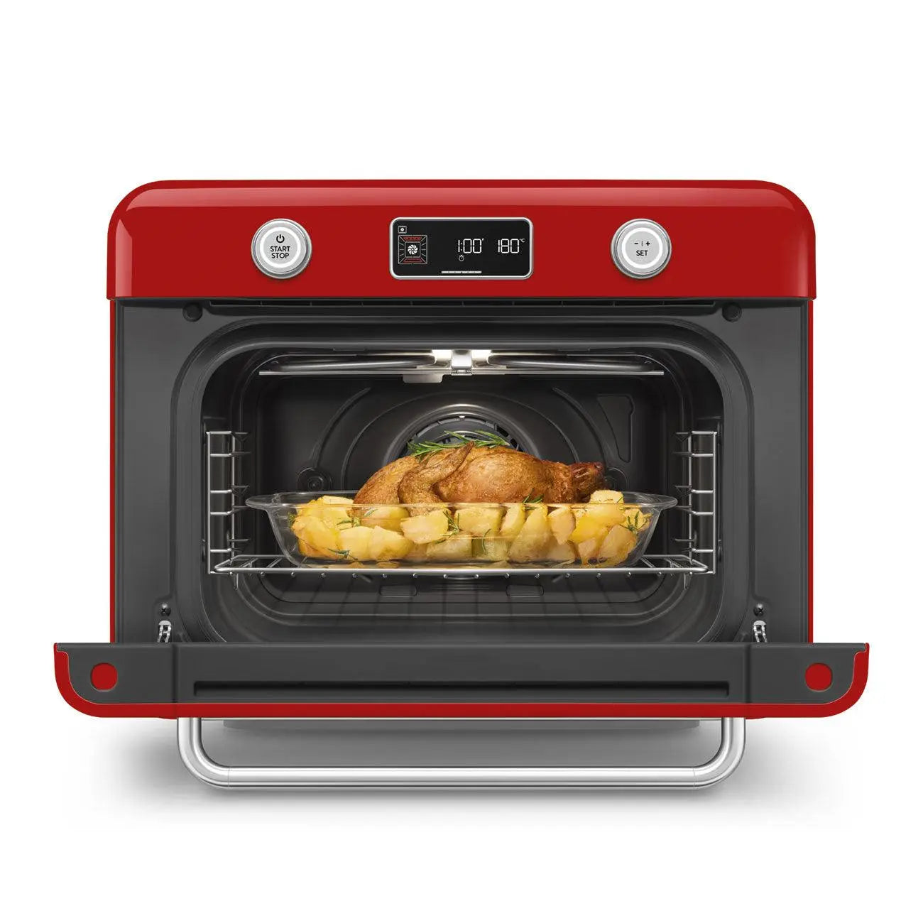 Smeg COF01RDEU Kombi-Tisch-Dampfbackofen Rot - Smeg Point - Online Handel