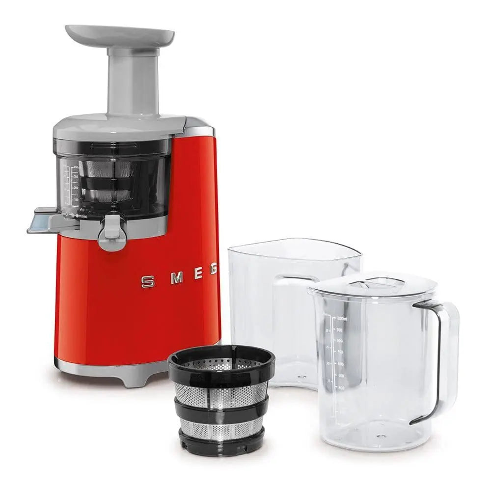 SJF01RDEU Slow Juicer-Entsafter Rot - Smeg Point  - Online Handel