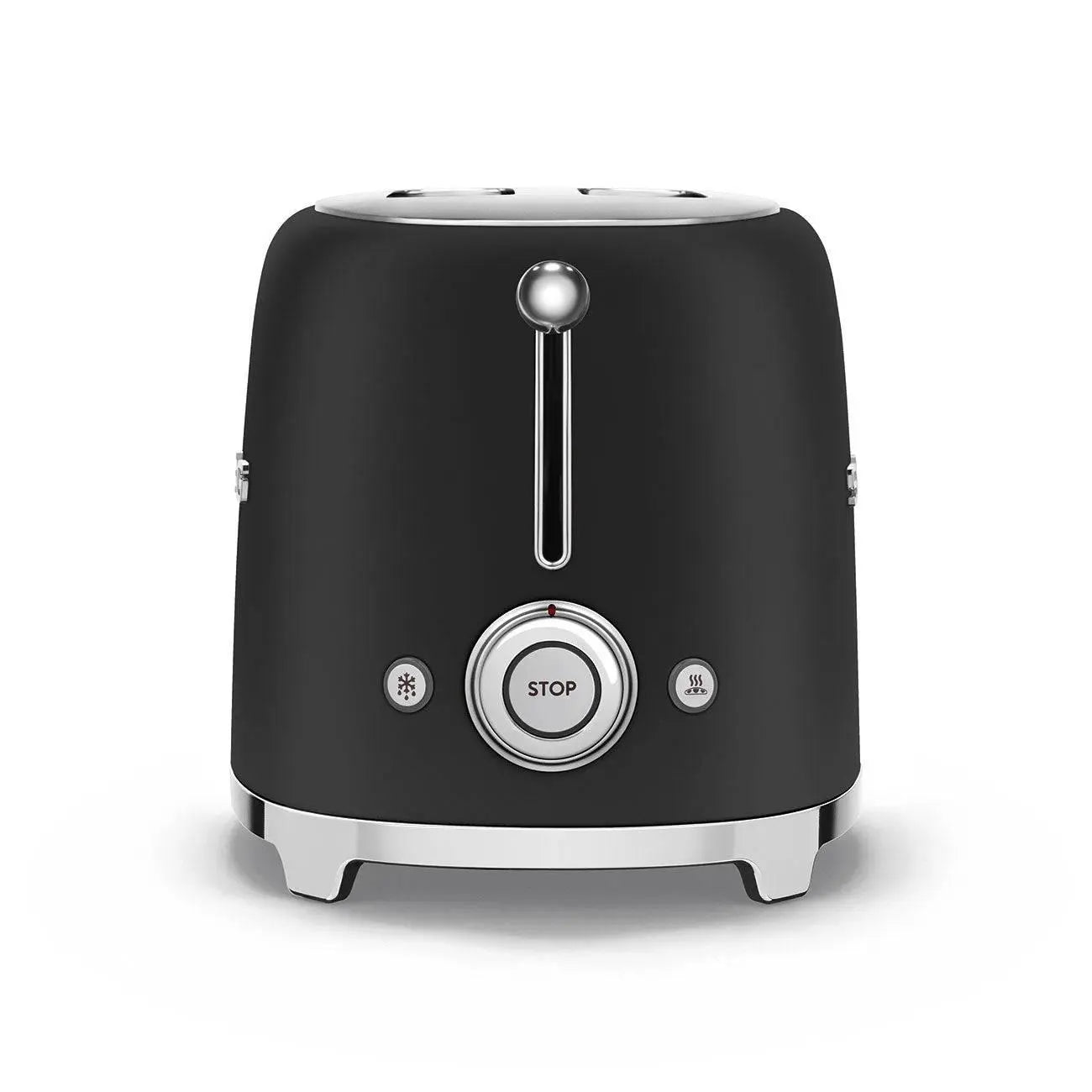 TSF01BLMEU Toaster - kompakter 2-Schlitz-Toaster Mattschwarz - Smeg Point  - Online Handel