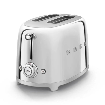 TSF01SSEU Toaster - kompakter 2-Schlitz-Toaster Steel - Smeg Point  - Online Handel