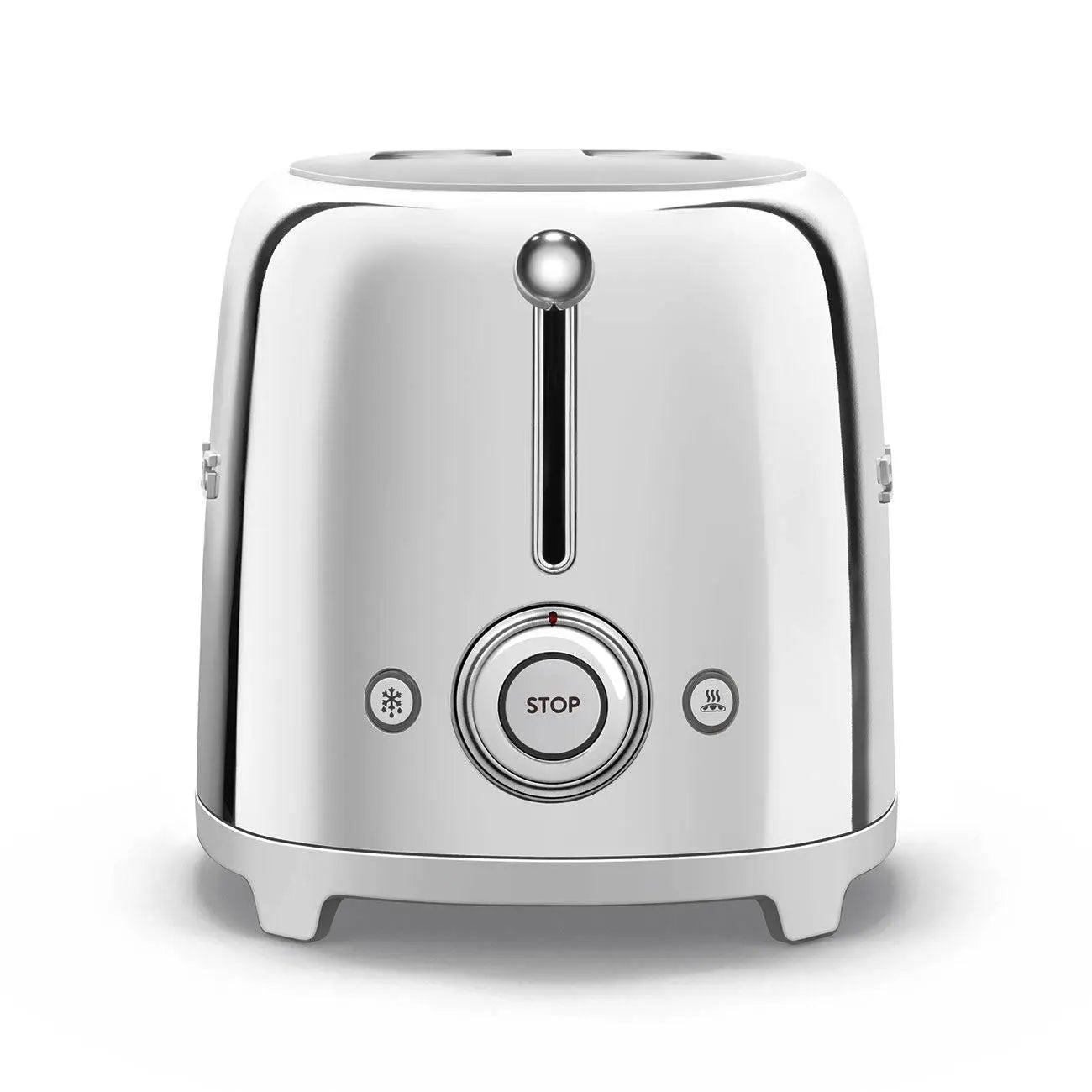 TSF01SSEU Toaster - kompakter 2-Schlitz-Toaster Steel - Smeg Point  - Online Handel